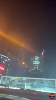 🚨כטב"ם איראני פגע בגורד שחקים בדובאי...