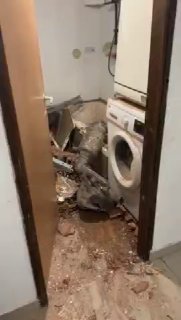 רסיס פגע בבית בלוד - אין נפגעים...