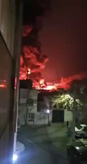 תיעוד נוסף מהשריפות במתקן הנפט בשהראן....