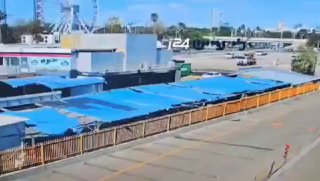 תיעוד הפגיעה בתל אביב ממצלמות האבטחה...