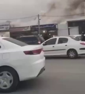 תיעוד | איראנים נמלטים על נפשם מעוצמת ההפצצות בבסיסים צבאיים...