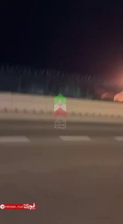 תיעוד רגע הפגיעה של טיל איראני בבחריין...