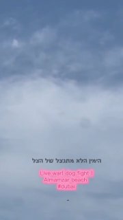 נדיר | צפו: בטיסה נמוכה מטוס קרב F-16 של איחוד האמירויות מפיל...