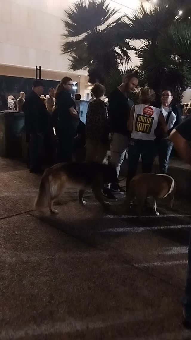 הרבה לפני הגז פלפל ,הם דיברו אליי ככה ..איך שהם ראו שאני שואל...