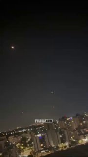 כך נראו שמי המרכז בזמן השיגורים האחרונים...