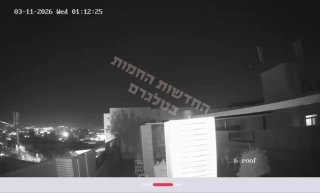 תיעוד ממצלמות אבטחה כעת ירוט ונפילה...