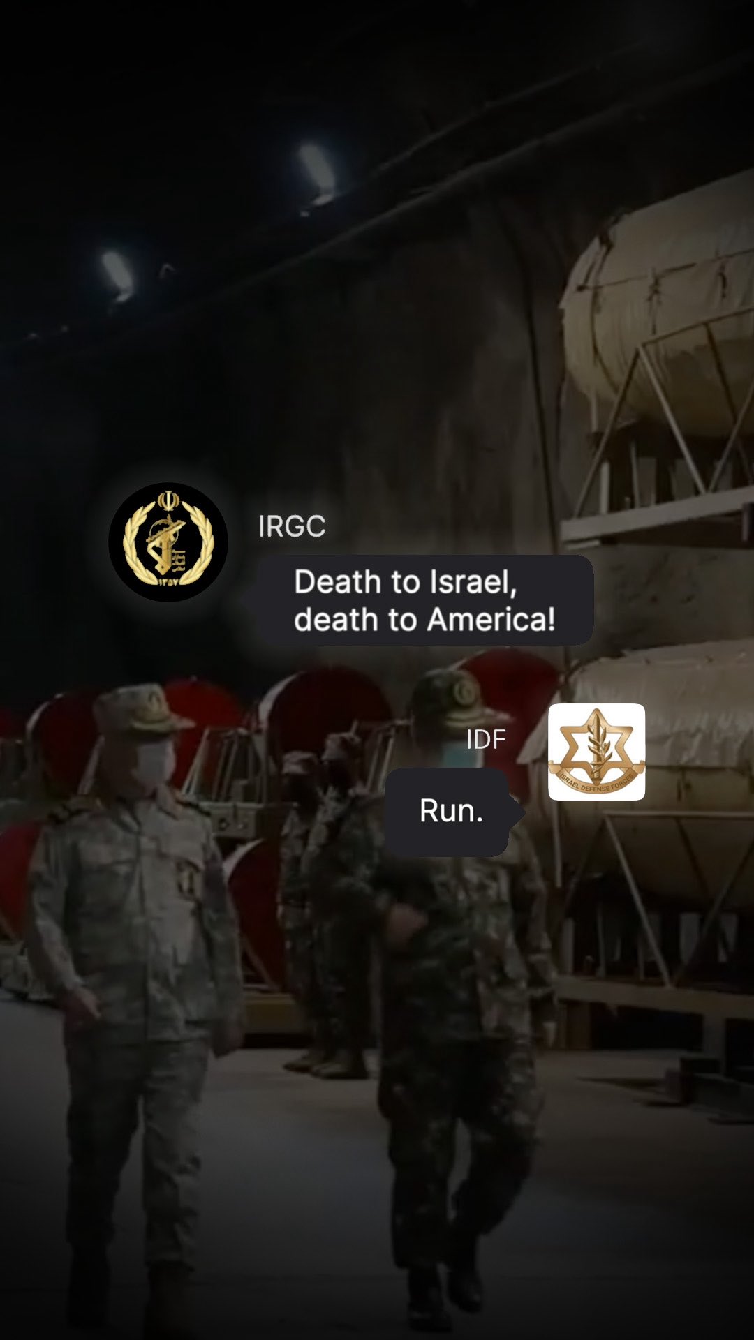 תמיד נגיב לכל איום על אנשינו....