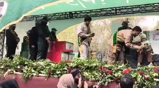 הלווית הבכירים האיראנים שחוסלו בתקיפות...