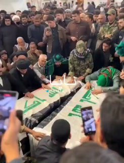 עיראק: הלוויות של מחבלי אל-חשד א-שעבי שחוסלו במהלך היום...