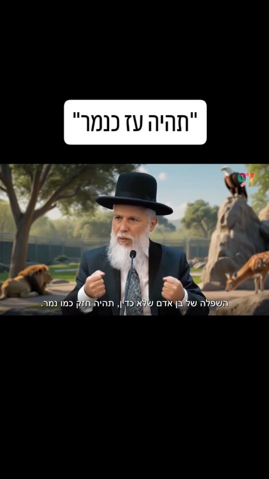 תהיה עז כנמר 💪🏻🐅...