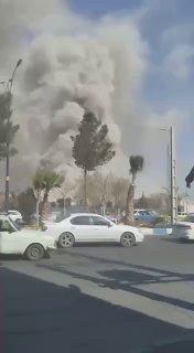 מפקדת משמרות המהפכה באזור רבאט כרים, סמוך לטהראן, הותקפה על...