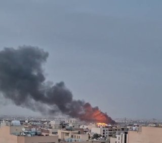 ענני עשן ופיצוצים באיספהאן...