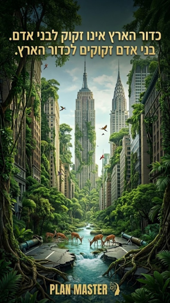 כדור הארץ מראה לנו את כוחו כשהוא לבד. האם נלמד להיות אורחים...