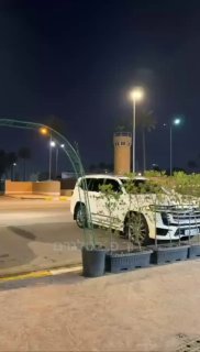 מערכת C-RAM אמריקאית משמידה חימוש ששוגר הלילה לעבר שגרירות...