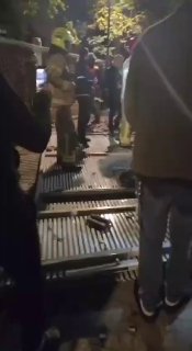 זירת הפגיעה ברמת גן בה נהרגו שני אזרחים בני 70...