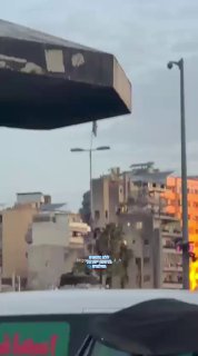 ביירות השמדת מבנים לאחר הודעת פינוי...