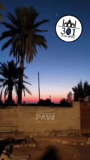 אזרח עיראקי מתעד אתמול שיגור של טיל אירני לישראל....