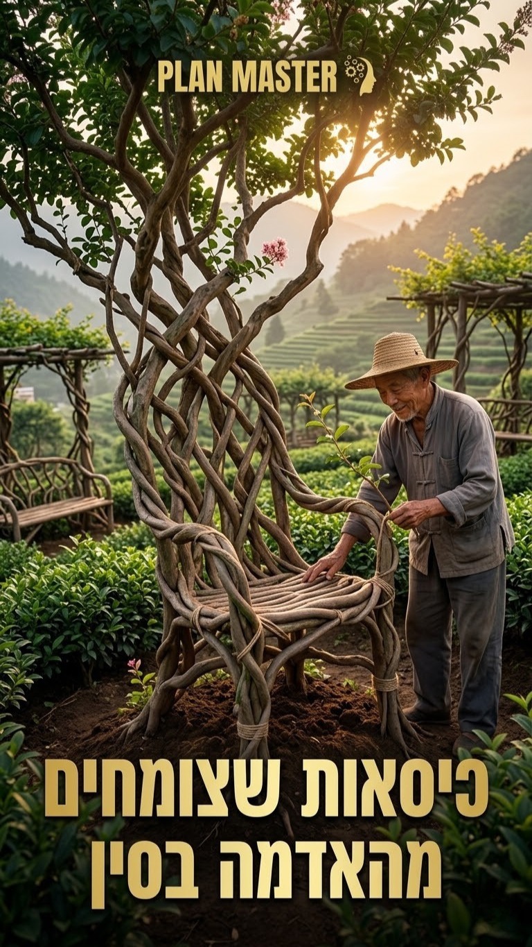מרהיטים שפשוט צומחים מהאדמה!...