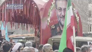 הליוויתו של ראש הבאסיג' הבוקר בטהראן....