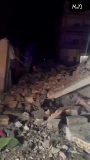 הרס נרחב אחרי תקיפת חיל האוויר בבער אל-סלאסל בדרום לבנון...
