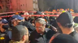 השר בן גביר הגיע לזירת הפגיעה...
