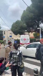 גבעתיים זירת רסיסים בשלב זה לא ידוע על נפגעים...