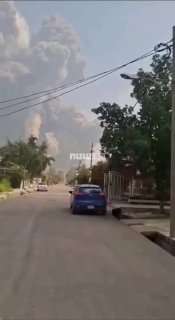 תיעוד של תקיפה על בסיס במערב איראן במחוז חוזסתאן אתמול...