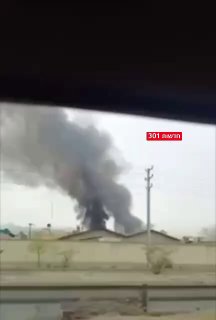 תיעודים מתקיפות בסיס משמרות המהפכה בצ'יתגר (מערב טהראן) ....