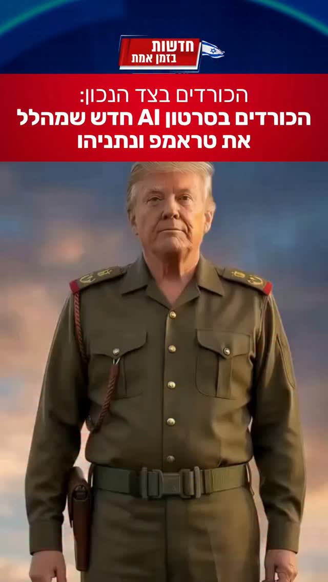 הכורדים השתגעו: טראמפ ונתניהו בסרטון AI, רוקדים לצלילי מחרוזת...