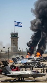 אנשי המשטר שלחו סרטון AI שם הם טוענים שהחריבו טייסת מטוסי F-35 של...