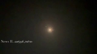 כך נראה הטיל שנורה לישראל לפני שלוש דקות. התפצלות ראש הנפץ...