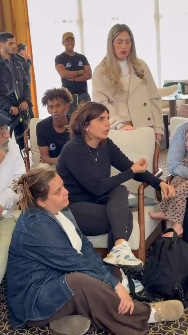 באתי לחבק ולחזק את המפונים בבתי המלון. ואת מתנדבי הרשות...