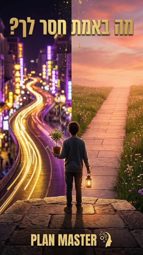 במרוץ האינסופי אחרי מה שחסר לנו, אנחנו שוכחים שהדשא של השכן...