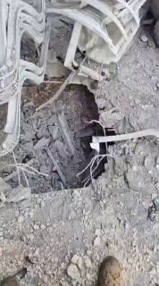 תיעוד מתוך הבית ברבבה שבשומרון שספג פגיעה ישירה. ...