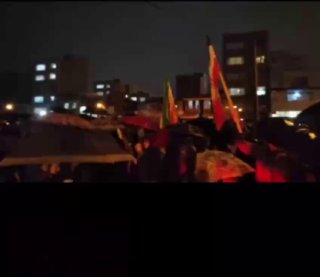 תומכי המשטר הארור באיראן ברחובות טהרן...