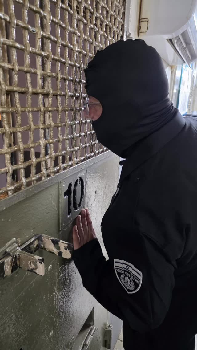 הגעתי השבוע לפנות בוקר יחד עם נציב שב״ס קובי יעקובי לביקורת...