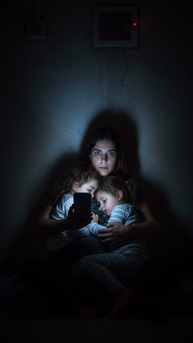 10 שעות בממ”ד. שתי בנות קטנות. ואז נשמע דפיקה על החלון....