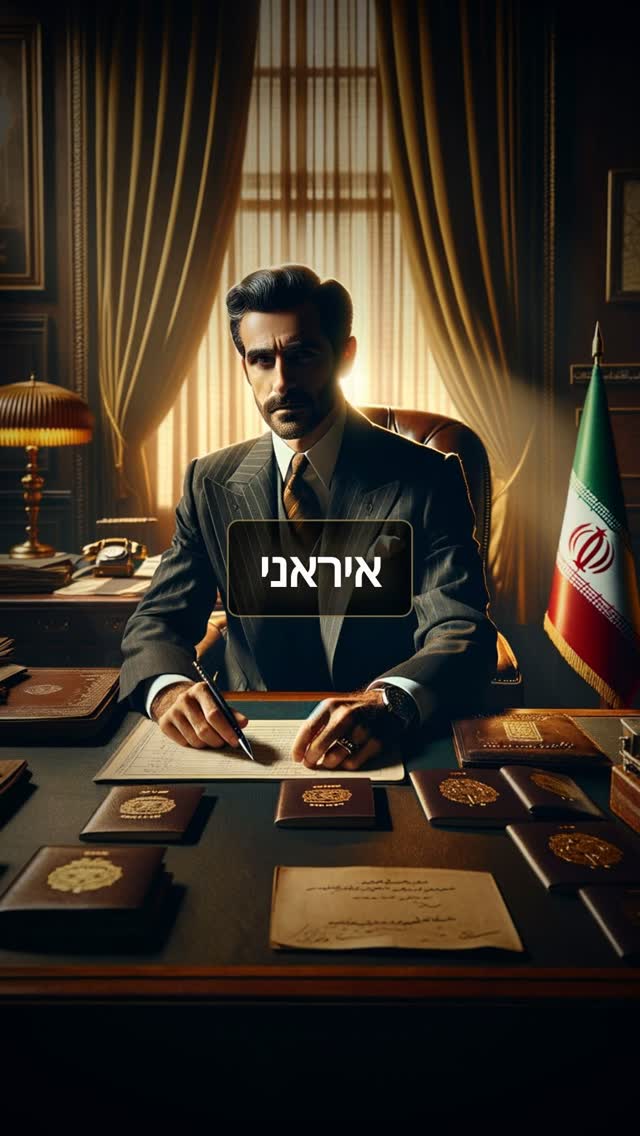 איראני הציל אלפי יהודים,...