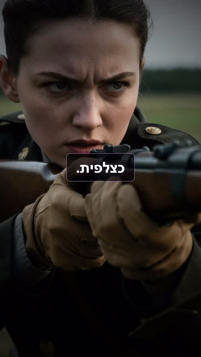 ילדה יתומה שהפכה לצלפית הכי מטורפת שישראל ידע 🤯...