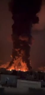 מאגר דלק של משמרות המהפכה עולה באש בטהרן...