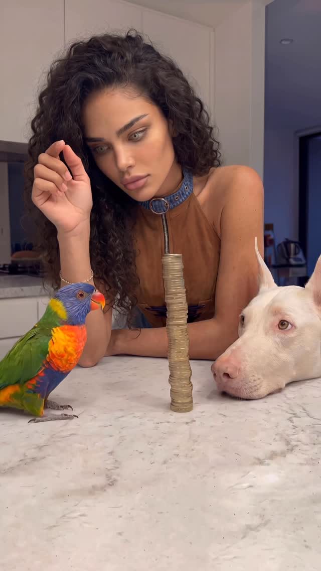 התוכי שהדהים אותה 😱😱😱...