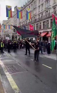 🇬🇧בסך הכול הגיוני - דגלי גאווה לצד דגלים של ארגונים...