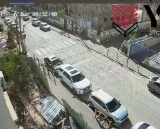 רגע הפגיעה בבני ברק....