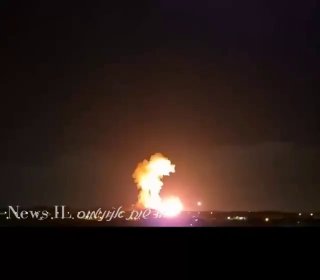 ארצות הברית תקפה הלילה באמצעות פצצות חודרות בונקרים, מתחם תת...