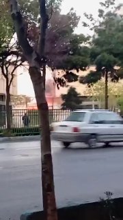 צילומים מהיום בשעה 18:30 תקיפה בעיר פרש מחוז אספהאן כביש...