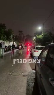 גבעת שמואל דיווח על נפילת רסיסים...