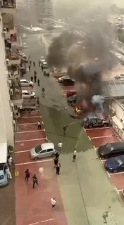 תיעוד מזירת הנפילה בקרית אתא...