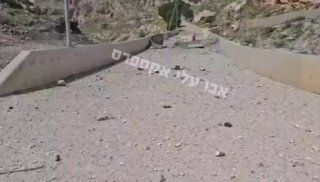 אחד הגשרים מעל הליטאני שתקף אתמול צה"ל אחרי התרעת פינוי...