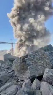 תיעוד תקיפה לעבר גשר בילקאן באזור עזימיה בעיר כרז׳ (מערב...