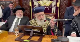 הבהרת הרב הראשי בסוף הדרשה...